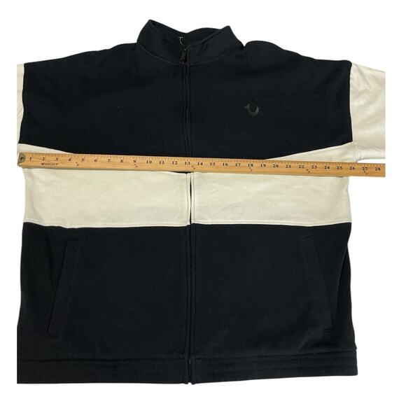 True‎ Religion Men's Colorbloked Full Zip Sweatshirt Track Jacket Size XL New - Picture 4 of 14